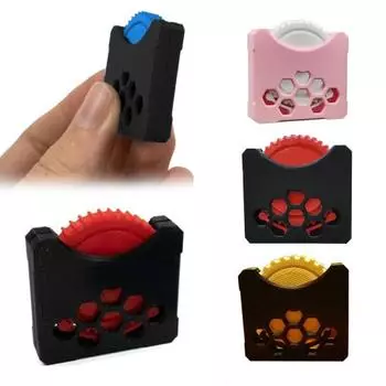 Игрушка-колесо для щелчков с плавным вращением, игрушка для снятия стресса, декомпрессионная игрушка-кликер для взрослых и детей жёлтый