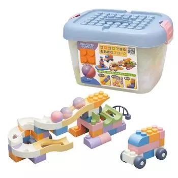 Игрушка Королевская Роллинг Большие Блоки Пастельные Цвета Игрушки Обучающие Игрушки Развивающие (Блоки/Игра на роликах) (Игра кончиками пальцев/Сборка/Игра руками)