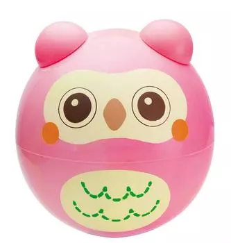 Игрушка Королевская Сова в кукле Baby Gift Present Poron-chan (Сделано в Японии) (Звонок/Звук) розовый