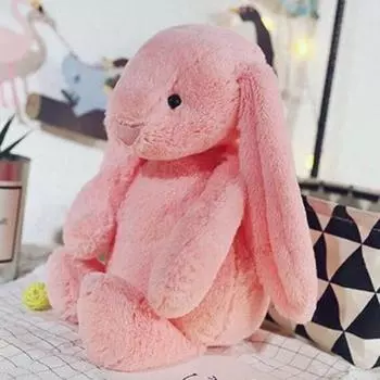 Игрушка-кролик Dingdongpet, розовая, 1 шт.