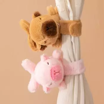 Игрушка-кружок Capybara Slap Snap Doll Toy Wristband Capybara Plush Hand Ring Christmas Toys style 2