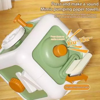 Игрушка-куб для малышей 1-3 года, портативная игрушка для путешествий, развивающая мелкую моторику, игрушка Монтессори 6 в 1, игрушка для раннего развития детей, малыш фиолетовый