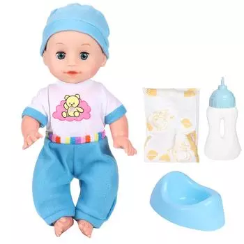 Игрушка-кукла для младенцев, высокомоделирующая детская развивающая ролевая игрушка-кукла со звуком