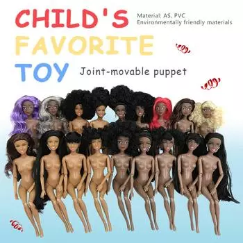 Игрушка-кукла Sagit Baby с подвижным суставом Черная игрушка-кукла One Size