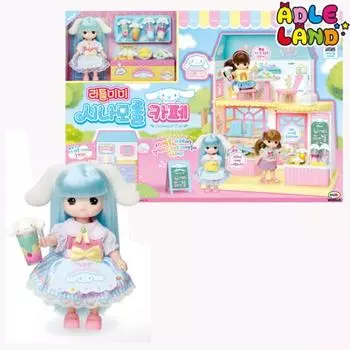 Игрушка-кукла Sanrio Little Mimi Cinnamoroll Cafe, популярные корейские персонажи