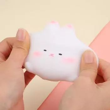 Игрушка-кукла Squishes, милая, декомпрессионная, приятная на ощупь, милая, сжимающая, мультяшный кролик, наполнитель для мешков с конфетами