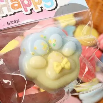 Игрушка-лапка для кошек, снимающая стресс, сжимающая и щипающая лапку, сенсорная игрушка для детей E