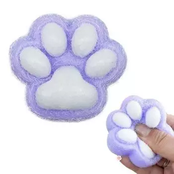Игрушка-лапка для кошек, снятие стресса, тревожности, ручная работа, портативная, для детей, подростков, взрослых, мягкая