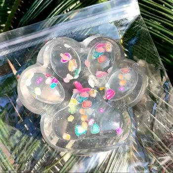 Игрушка-лапка для снятия стресса, супер мягкая текстура, желейные блестящие игрушки, милая игрушка для снятия стресса, многофункциональная игрушка-фиджет для детей и взрослых D