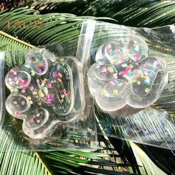 Игрушка-лапка для снятия стресса, супер мягкая текстура, желейные блестящие игрушки, милая игрушка для снятия стресса, многофункциональная игрушка-фиджет для детей и взрослых D