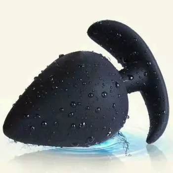 Игрушка Массаж Вкус Анальная пробка преддверия Силиконовая Игровая Анальная Вставка S