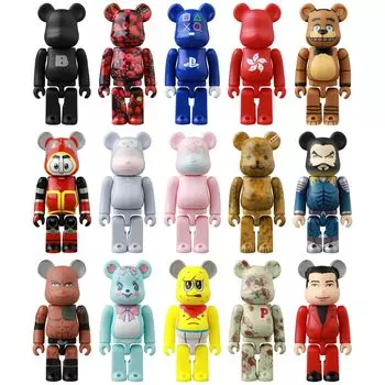 Игрушка Medicom Bearbrick Series 48 Высота 70 мм, каждая окрашенная готовая фигурка, 24 штуки, КОРОБКА BE@RBRICK, примерно. Немасштабируемый