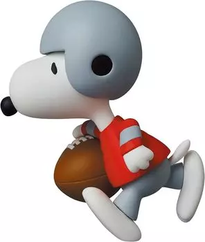 ИГРУШКА MEDICOM UDF PEANUTS SERIES 15 АМЕРИКАНСКИЙ ФУТБОЛИСТ СНУПИ Американский футбольный игрок Снупи Высота 80 мм Покрашенная готовая фигурка № 720 прибл.