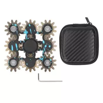 Игрушка Metal Gear 9 Gears Fidget Hand Decompression Toy Снятие стресса для СДВГ аутизм