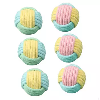 Игрушка-мяч для кошек, 6 предметов, интерактивная, легкая, для самостоятельной игры, устойчивая к укусам, для жевания котенка