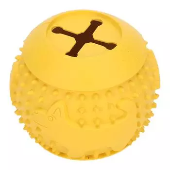 Игрушка-мяч для собак IQ Training, чистка зубов, резиновый мяч для собак, мяч для еды от протекания для собак, щенков, домашних животных