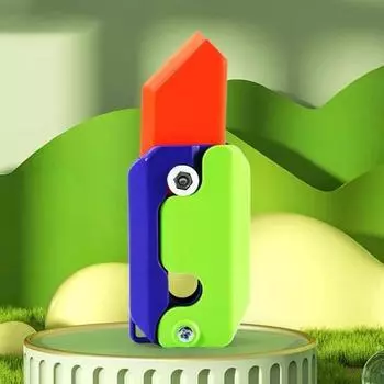 Игрушка-непоседа со скрытым лезвием, светящаяся в темноте, 3D-резак для печати, игрушка для снятия стресса, сенсорные игрушки для взрослых