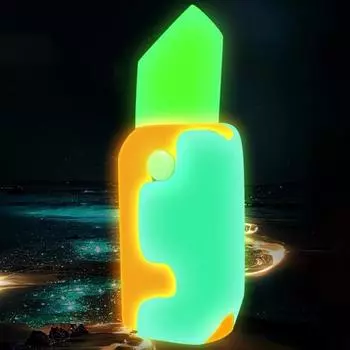 Игрушка-непоседа со скрытым лезвием, светящаяся в темноте, 3D-резак для печати, игрушка для снятия стресса, сенсорные игрушки для взрослых зелёный