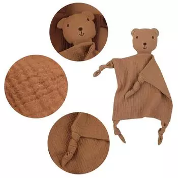 Игрушка-обнимашка для животных Успокаивающая кукла Жевательная игрушка для прорезывания зубов Мягкие детские куклы для сна для малышей Младенцы Игрушки для сна для новорожденных 3