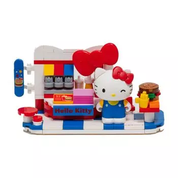Игрушка Onda Block Toy Sanrio Characters Cafe Block Assembly Kit Hello Kitty Burger Shop Toy Развивающая игрушка