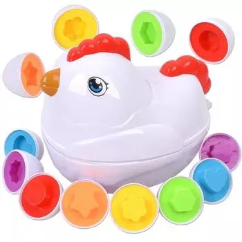 Игрушка Оз Kkokko Mom Fiting Egg Несущая форма яйца Соответствующая форма DF188 Корейские детские игрушки