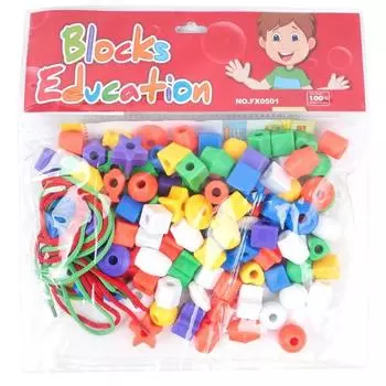 Игрушка Oz Toy Mini Shape Threading Toy FX0501-15, 1 комплект, Корейские игрушки