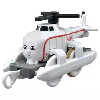 Игрушка «Паровозик Томас» TAKARA TOMY для детей от 3 лет. Соответствует стандартам безопасности игрушек. Сертификация ST Mark. PLARAIL «PLARAIL Гарольд».