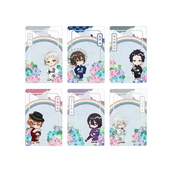 Игрушка-персонаж Bungo Stray Dogs x Гортензия Торговые прозрачные карточки КОРОБКА из 6 штук