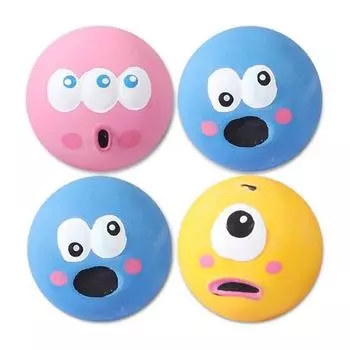 Игрушка-писк Ding Dong Pet Pet Monsters, набор из 4 предметов, разные цвета, 1 комплект