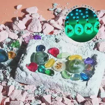 Игрушка-подвеска из нефрита со знаком зодиака: Светящаяся археологическая слепая коробка для детей - мир и благословения ручной работы.