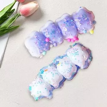 Игрушка-полоска Star Cream Squeeze Toy, имитация снятия стресса, пищевая сенсорная игрушка для детей и взрослых, мягкая игрушка TPR для снятия стресса, успокаивающая игрушка-десерт B