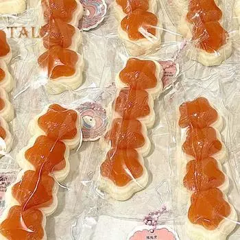 Игрушка-пудинг Star Pudding Squeeze Toy, имитация снятия стресса, пищевая сенсорная игрушка для детей и взрослых, мягкая игрушка TPR для снятия стресса, успокаивающая игрушка-десерт A