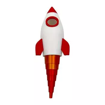 Игрушка-ракета для декомпрессии, Милая игрушка-ракета для декомпрессии, Ракета Подвижная Огнедышащая Пластиковая Декомпрессия Для One Size