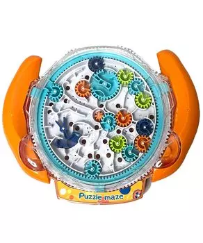 Игрушка развивающая игрушка лабиринт мяч 3D 3D лабиринт лабиринт игра тренировка мозга для мальчиков и девочек возраст головоломка подарок на день рождения 6+ (оранжевый) оранжевый