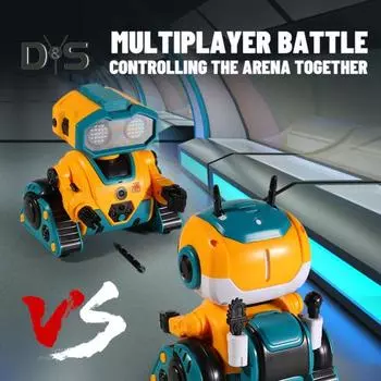 Игрушка-робот с дистанционным управлением и светодиодными глазами, распознающий жесты, сенсорный интерактивный электрический робот 2,4 ГГц, поющий и танцующий робот, игрушка для малышей, мальчиков и девочек, подарок B