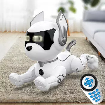 Игрушка-робот-собака RC Музыкальный Танцевальный Интерактивный Игровой Программируемый Режим Умный Электронный