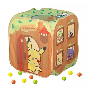 Игрушка Royal Monpoke Ball House Поставляется с окном, чтобы вы могли видеть, что внутри сумки Пикачу Покемон Baby Toy (Главная Игра/Игра с мячом/Игра в туннель) (меш