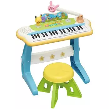 Игрушка Royal Monpoke Keyboard Kids Piano Instrument Sound Melody Sound Для детей от 3 лет и старше (Пикачу/Покемон) (В комплект входят: голос Пикачу/микрофон) жёлтый
