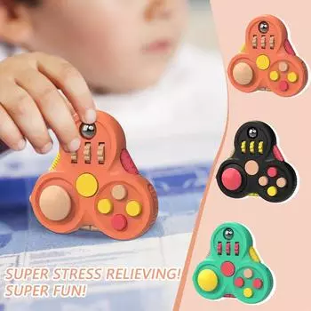 Игрушка-ручка для снятия стресса, снятие давления, игрушка для снятия стресса для взрослых и детей One Size чёрный