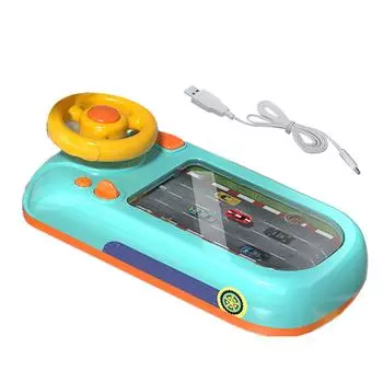Игрушка-руль для малышей, обучающая симуляция вождения, игрушки-рули для мальчиков и девочек, гонки
