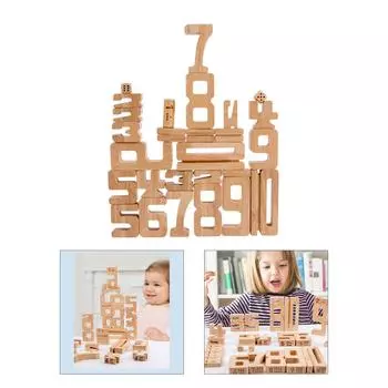 Игрушка с цифрами для детей 3-6 лет Подарки Складывающаяся игрушка для балансировки Двигательные навыки для младенцев Малыши Обучающий игровой набор 1