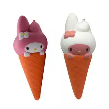 Игрушка с медленным отскоком Игрушка с медленным отскоком Милое мягкое мороженое Милый кролик Сладкая трубка Медленно поднимающиеся антистрессовые игрушки 2021 20*7cm