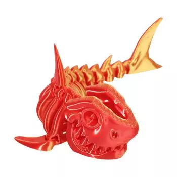 Игрушка с подвижными суставами, напечатанная на 3D-принтере, креативный подарок-украшение, настольные украшения, модные поделки One Size синий