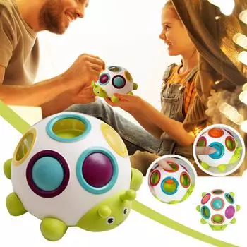 Игрушка с ямочками для снятия стресса, ручные игрушки для детей и взрослых, простая в использовании, вызывает привыкание разноцветный