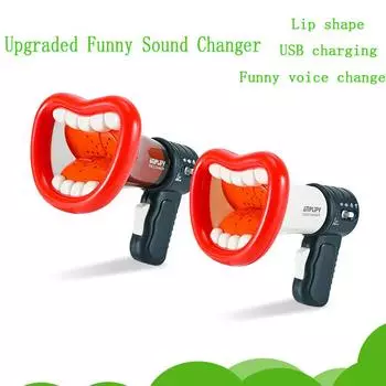 Игрушка с рогом лотоса, преобразователь голоса, громкий динамик, усиливает звуковой эффект, мегафон, подарок для детей