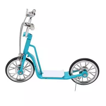 Игрушка-самокат на палубе Яркий дизайн симуляции Красивый изысканный текстурированный сплав Миниатюрный самокат