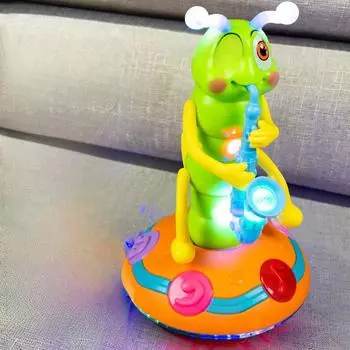 Игрушка-саксофон с подсветкой и музыкой для детей, которая помогает избегать препятствий