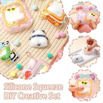 Игрушка-щипок своими руками, набор материалов для самостоятельной работы, мягкая игрушка-сжималка, набор для самостоятельной сборки, мягкий резиновый сырный коготь для кошки, подарок для девочек