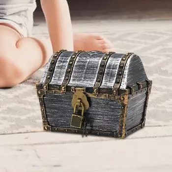 Игрушка-шкатулка для сокровищ, высокая имитация, легкий вес, пластик, модный прозрачный пиратский набор для подарка 6