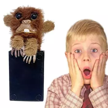 Игрушка-шутка в виде обезьянки, сюрприз, всплывающая игрушка-шутка в виде обезьянки, плюшевая кукла-обезьянка, детский шутник на Хэллоуин, День дурака